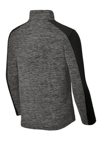 YST397  Sport-Tek ® Youth PosiCharge ® Electric Heather Colorblock 1/4-Zip Pullover