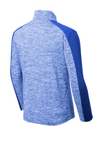 Load image into Gallery viewer, YST397  Sport-Tek ® Youth PosiCharge ® Electric Heather Colorblock 1/4-Zip Pullover
